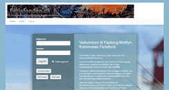 Desktop Screenshot of faaborgmidtfyn.bookhus.dk